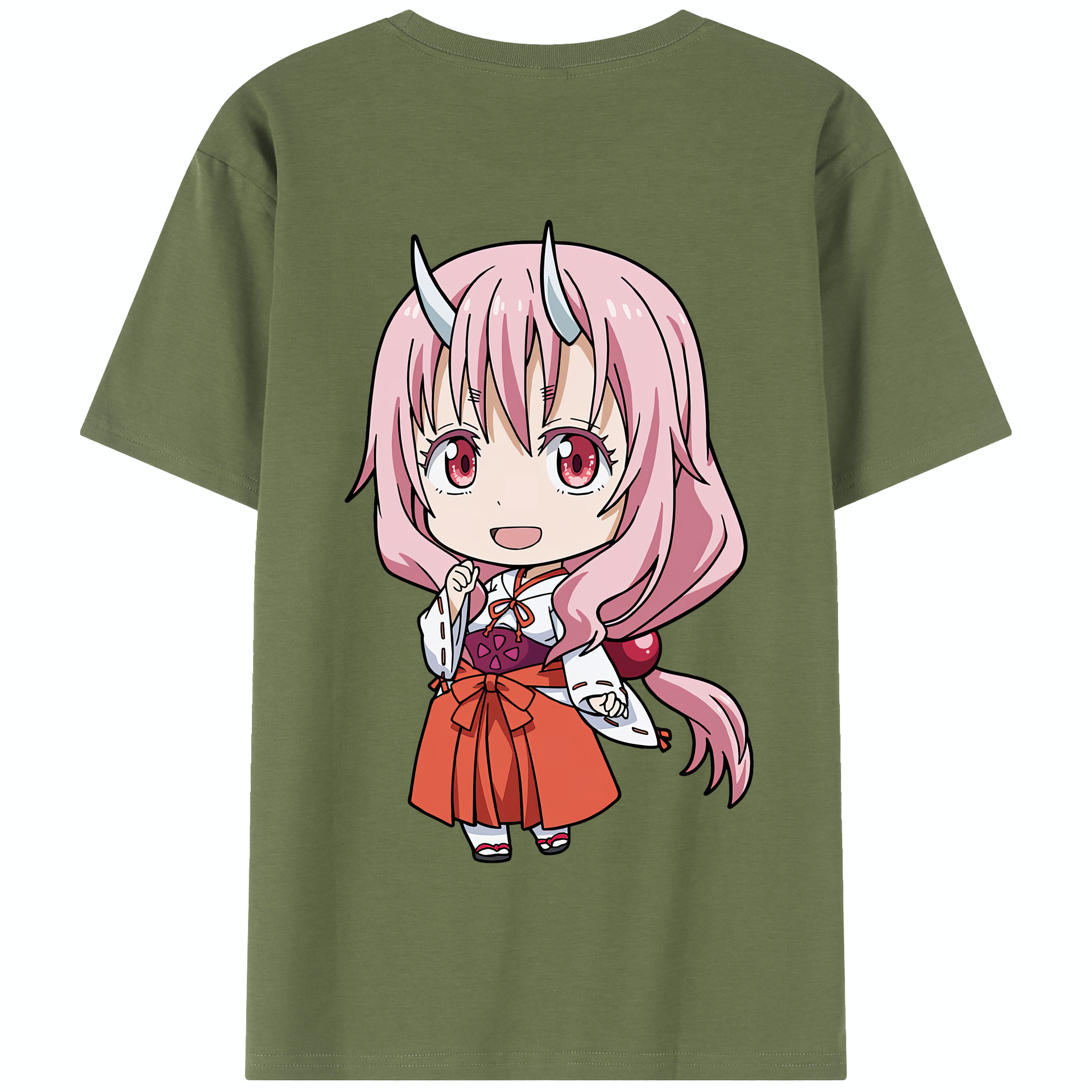 （画像用） 転スラ Regarding Reincarnated to Slime 綿100％半袖Tシャツ（背面プリント）